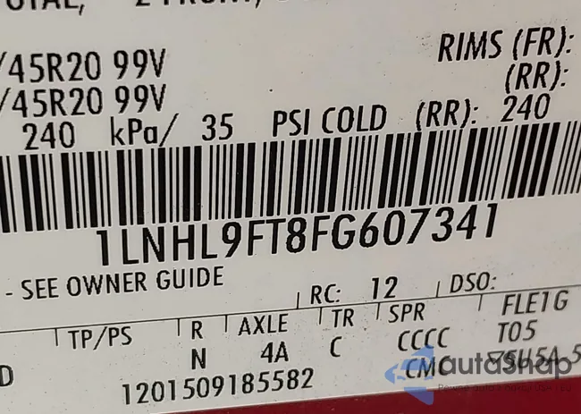 1LNHL9FT8FG607341: 44533300