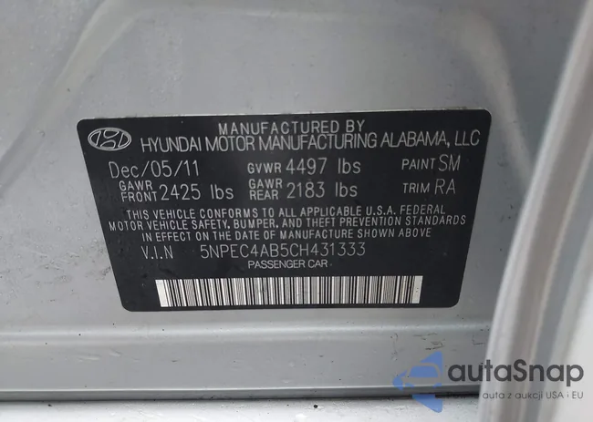 5NPEC4AB5CH431333: 44533365