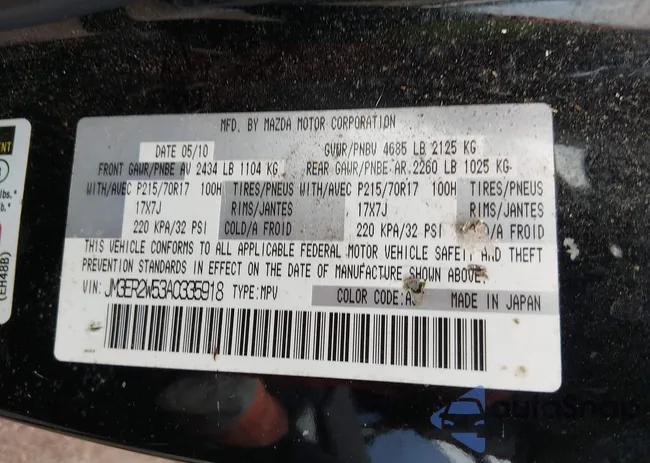 JM3ER2W53A0335918: 44533455