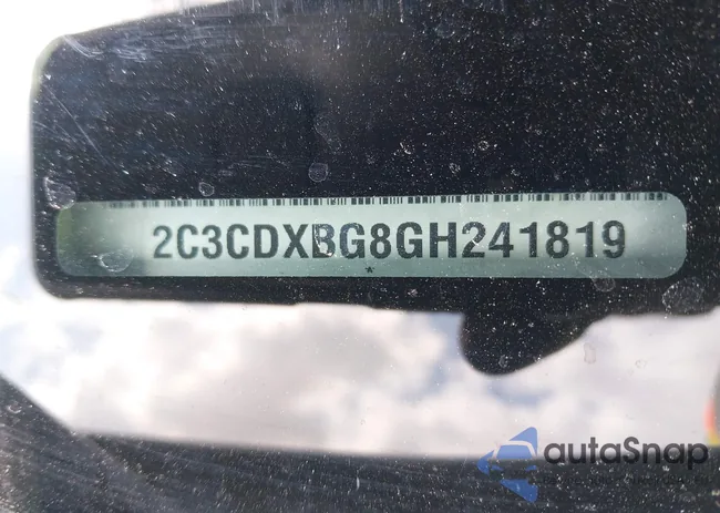 2C3CDXBG8GH241819: 44533523