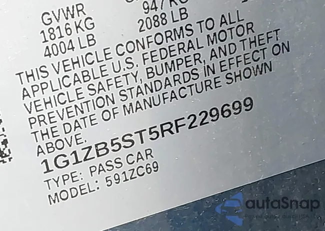 1G1ZB5ST5RF229699: 44533561