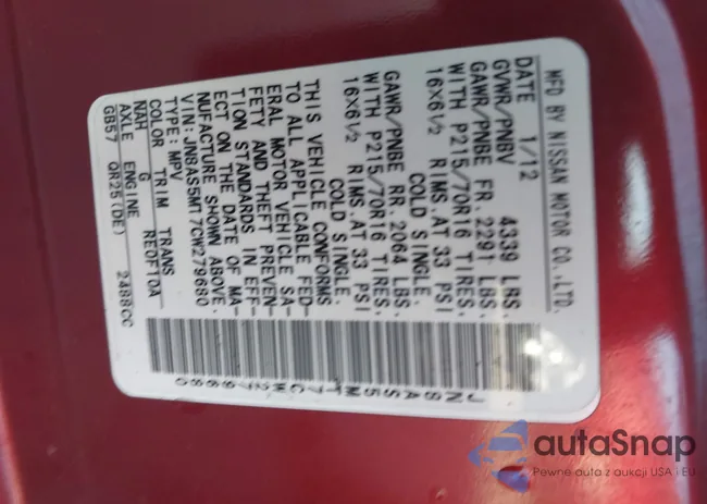 JN8AS5MT7CW279680: 44534649