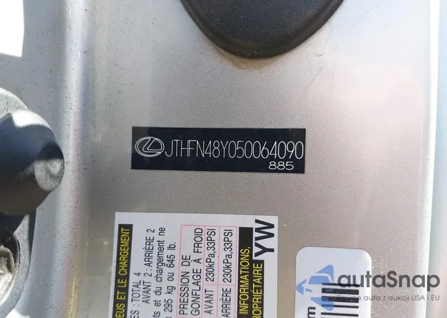 JTHFN48Y050064090: 44534694