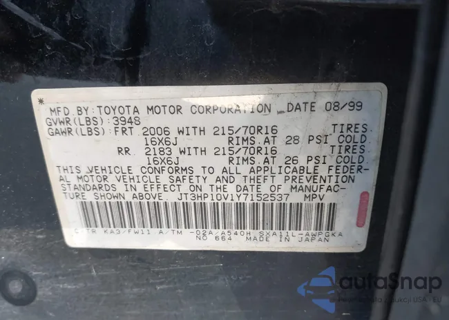 JT3HP10V1Y7152537: 44534735