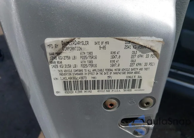 1J4GL48K86W149873: 44534543