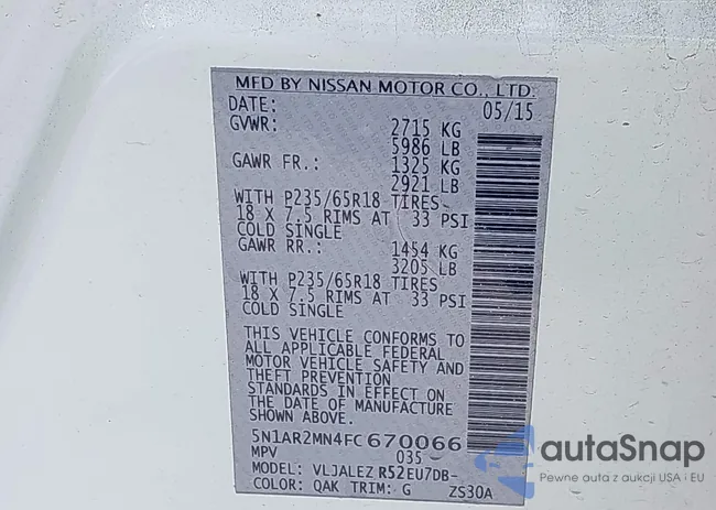 5N1AR2MN4FC670066: 44534603