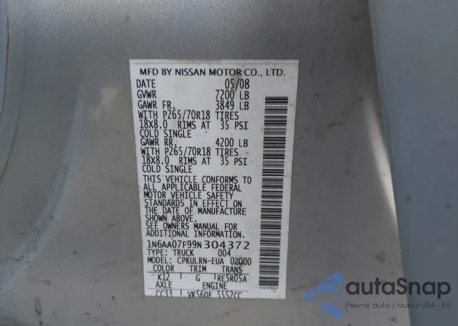 1N6AA07F99N304372: 44535879