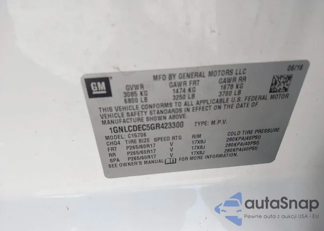 1GNLCDEC5GR423300: 44536031