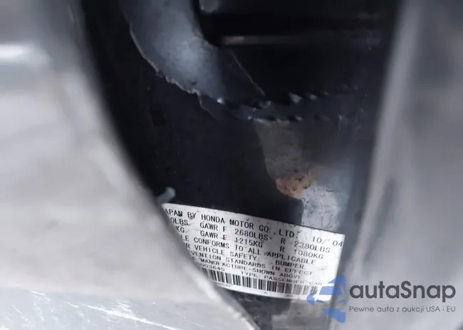 JH4KB16545C003645: 44535402