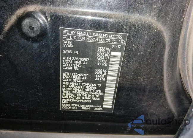 KNMAT2MV2HP575619: 44535533