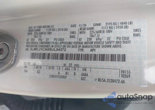 5LMCJ1CA9SUL04372: 44536583