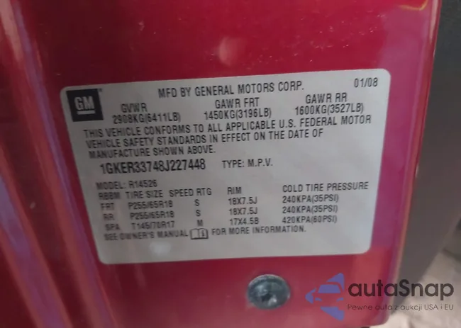 1GKER33748J227448: 44536631