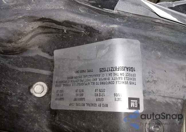 1G8AJ55F87Z171526: 44536641