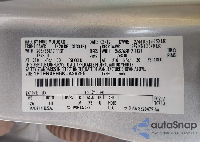 1FTER4FH6KLA26295: 44536661