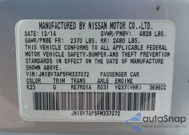 JN1BV7AP5FM337072: 44536683