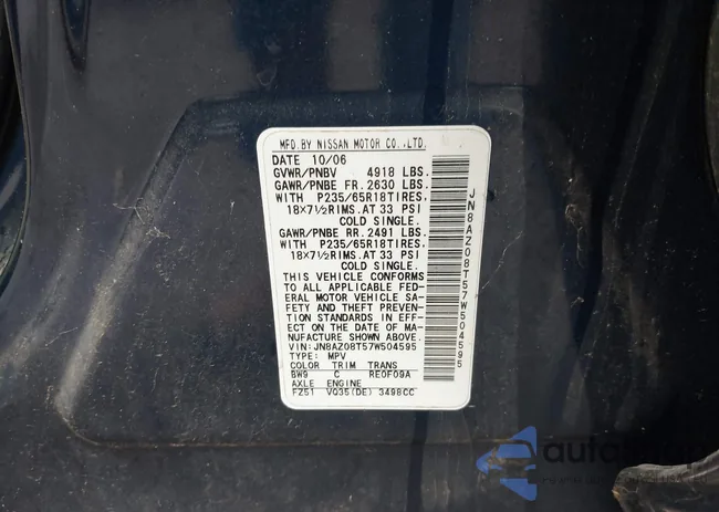 JN8AZ08T57W504595: 44536704