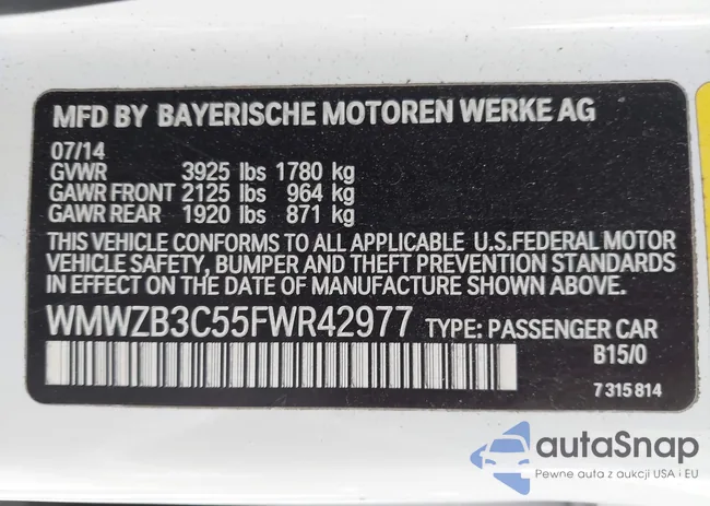 WMWZB3C55FWR42977: 44537125