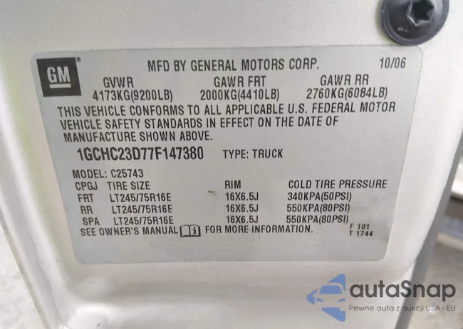 1GCHC23D77F147380: 44538150