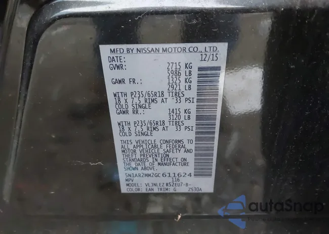 5N1AR2MM2GC611624: 44537290