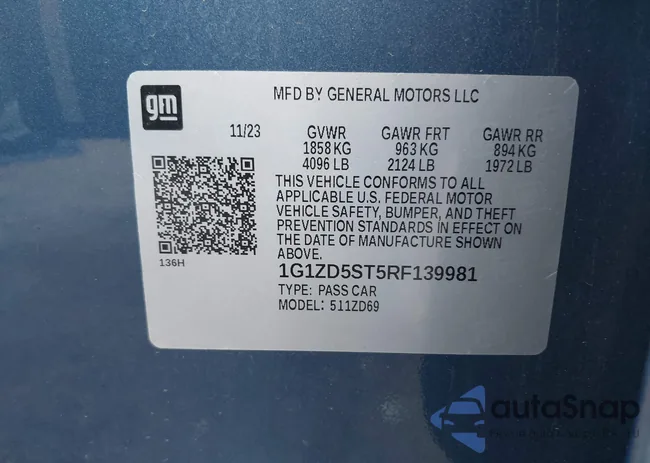 1G1ZD5ST5RF139981: 44538700