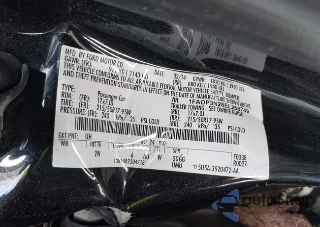 1FADP3N28EL268749: 44539062