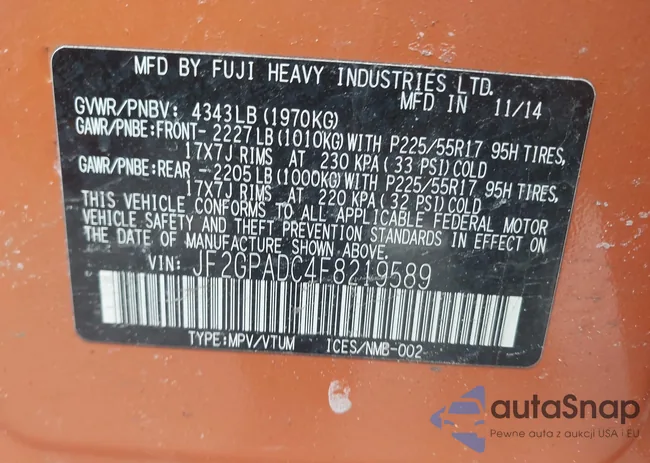 JF2GPADC4F8219589: 44539154