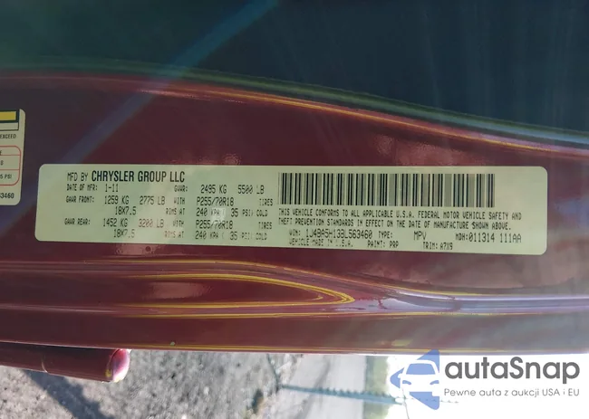 1J4BA5H13BL563460: 44538370