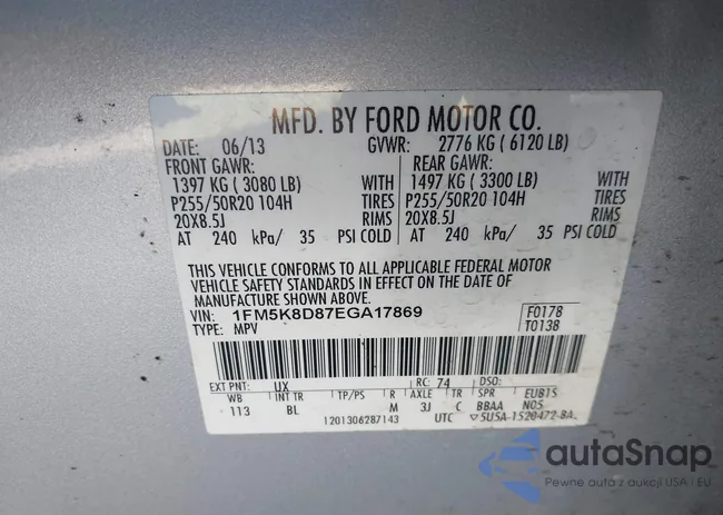 1FM5K8D87EGA17869: 44538464