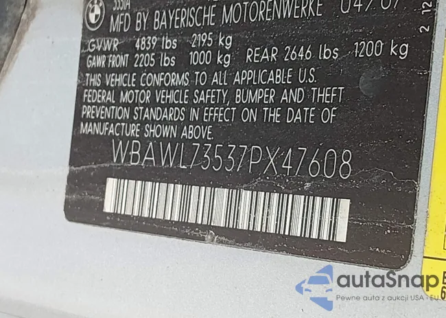 WBAWL73537PX47608: 44538574