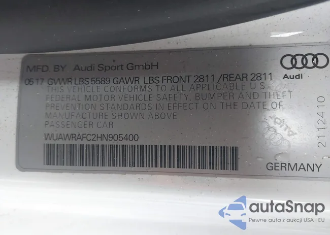 WUAWRAFC2HN905400: 44539642