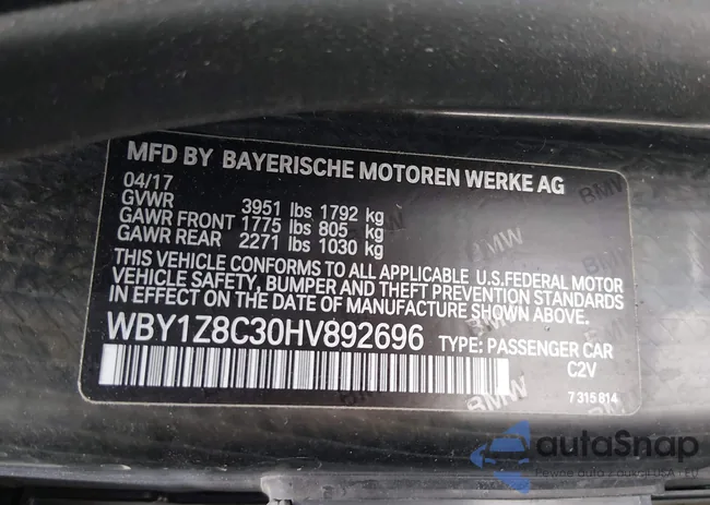 WBY1Z8C30HV892696: 44539860