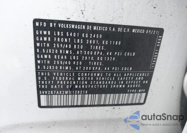 3VV2B7AX2MM128218: 44539209
