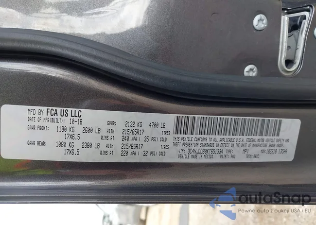 3C4NJDDB0KT651334: 44540619