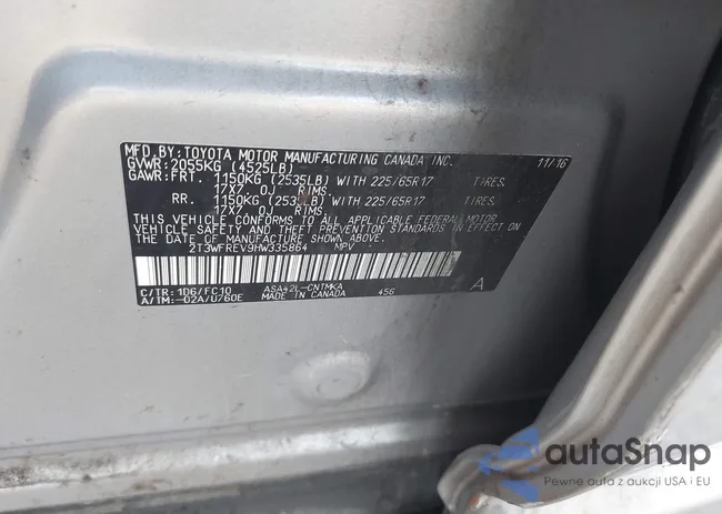 2T3WFREV9HW335864: 44540690