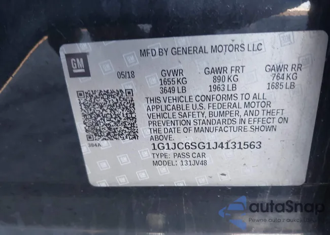 1G1JC6SG1J4131563: 44540897
