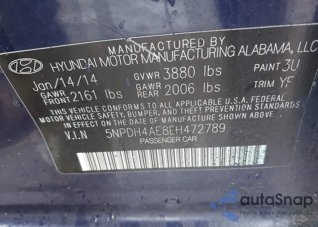 5NPDH4AE8EH472789: 44541010