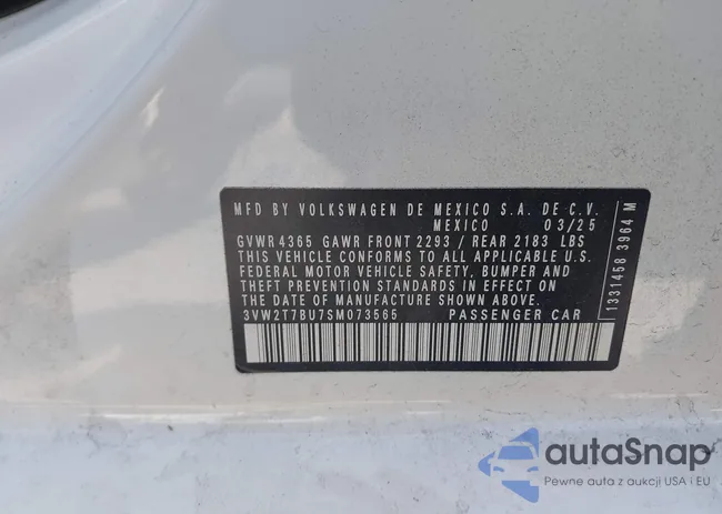 3VW2T7BU7SM073565: 44541013