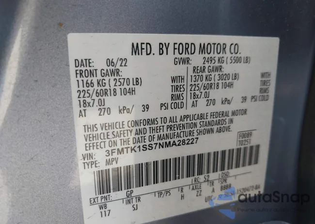 3FMTK1SS7NMA28227: 44541126