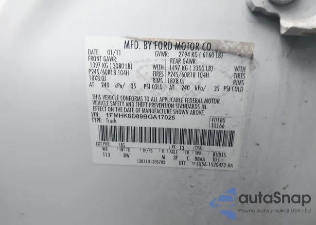 1FMHK8D89BGA17025: 44540282