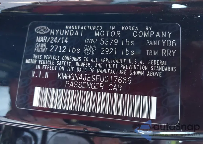 KMHGN4JE9FU017636: 44540513