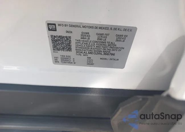 3GKALMEG2RL366796: 44540518