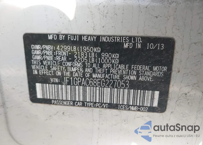 JF1GPAC68EG227053: 44540553