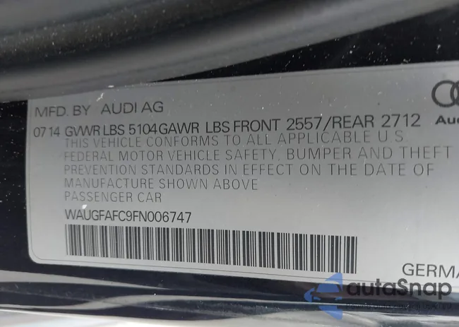 WAUGFAFC9FN006747: 44541770