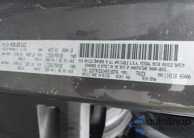 3C6TRVDG1HE518376: 44541828