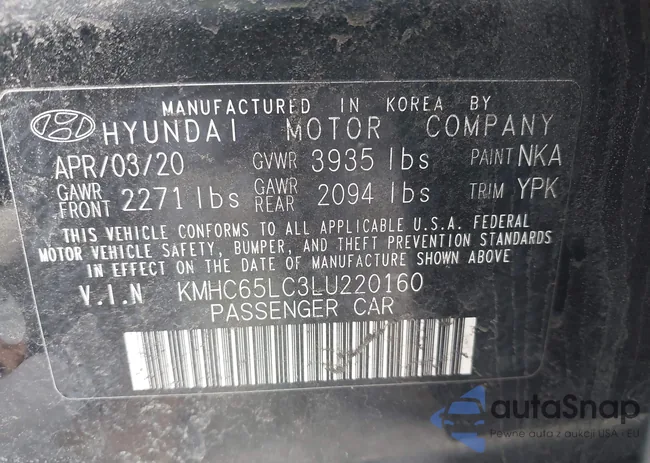 KMHC65LC3LU220160: 44542035