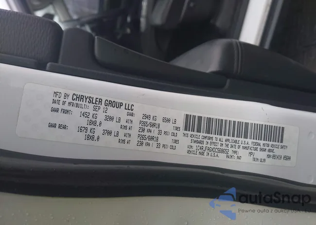 1C4RJFAGXDC568652: 44542104