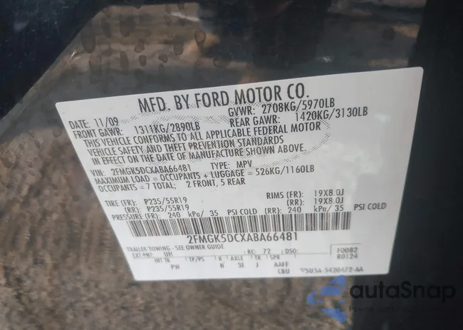 2FMGK5DCXABA66481: 44541241