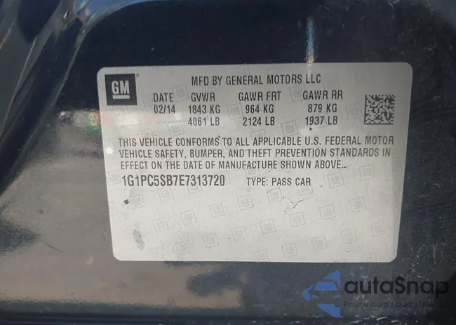 1G1PC5SB7E7313720: 44542879