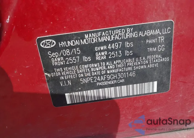 5NPE24AF9GH301146: 44542947