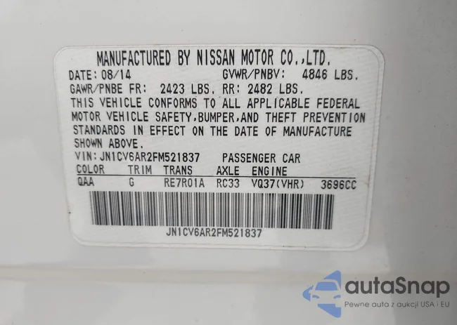 JN1CV6AR2FM521837: 44542948